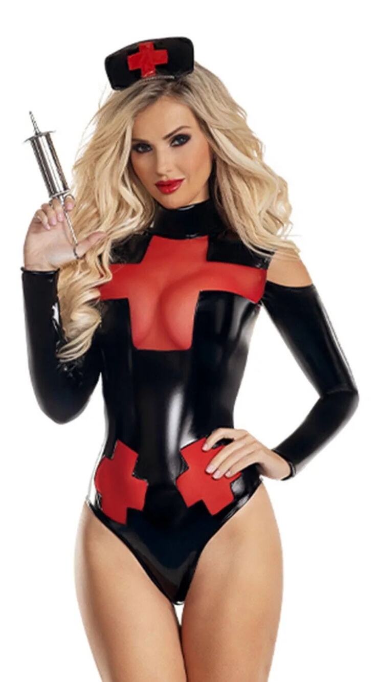 NEW PARTY KING Pulse Nurse Costume Size Medium